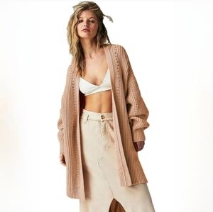 New w/o Tags Free People "Belle of Georgia" Nightengale Cardi